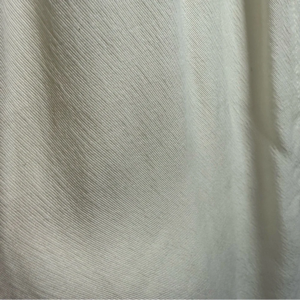 NWT Thread & Supply Maya Cream Dress Button Front Elastic Waist Size L - Picture 16 of 17